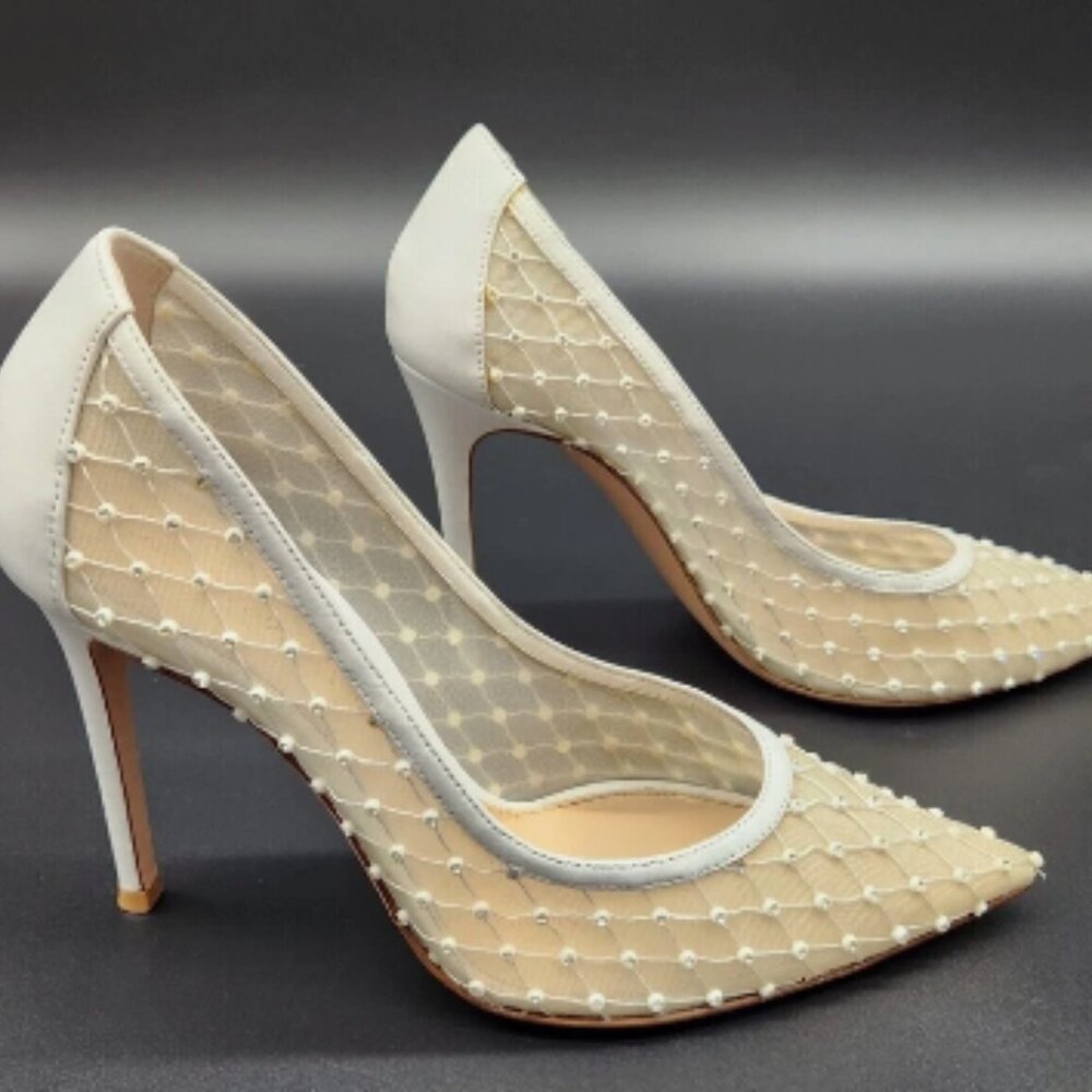 GIANVITO ROSSI CRYSTAL MESH SIZE EU 38
